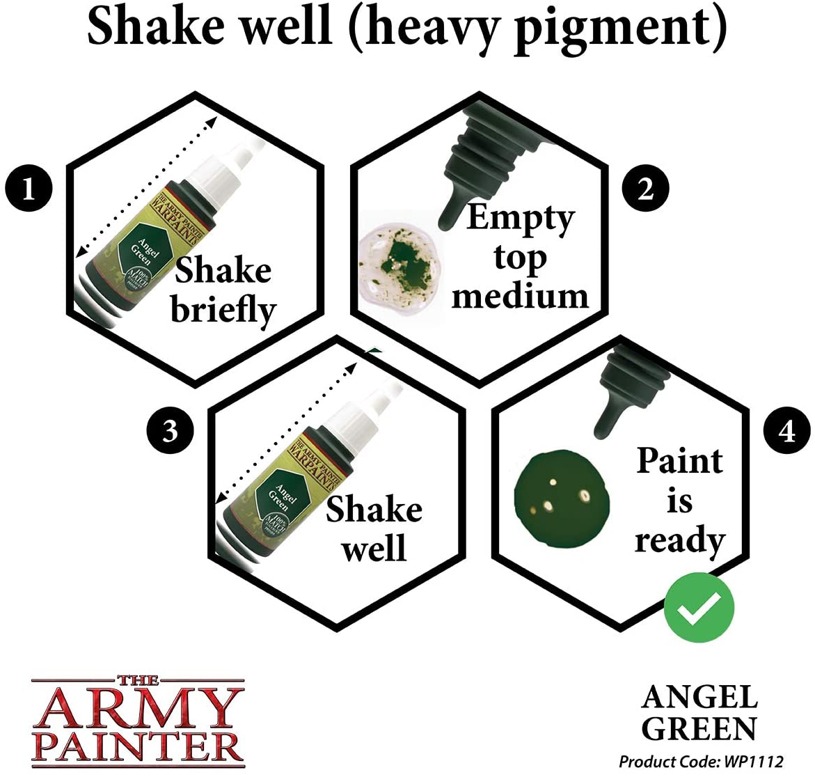 The Army Painter - Warpaints: Angel Green (18ml/0.6oz)