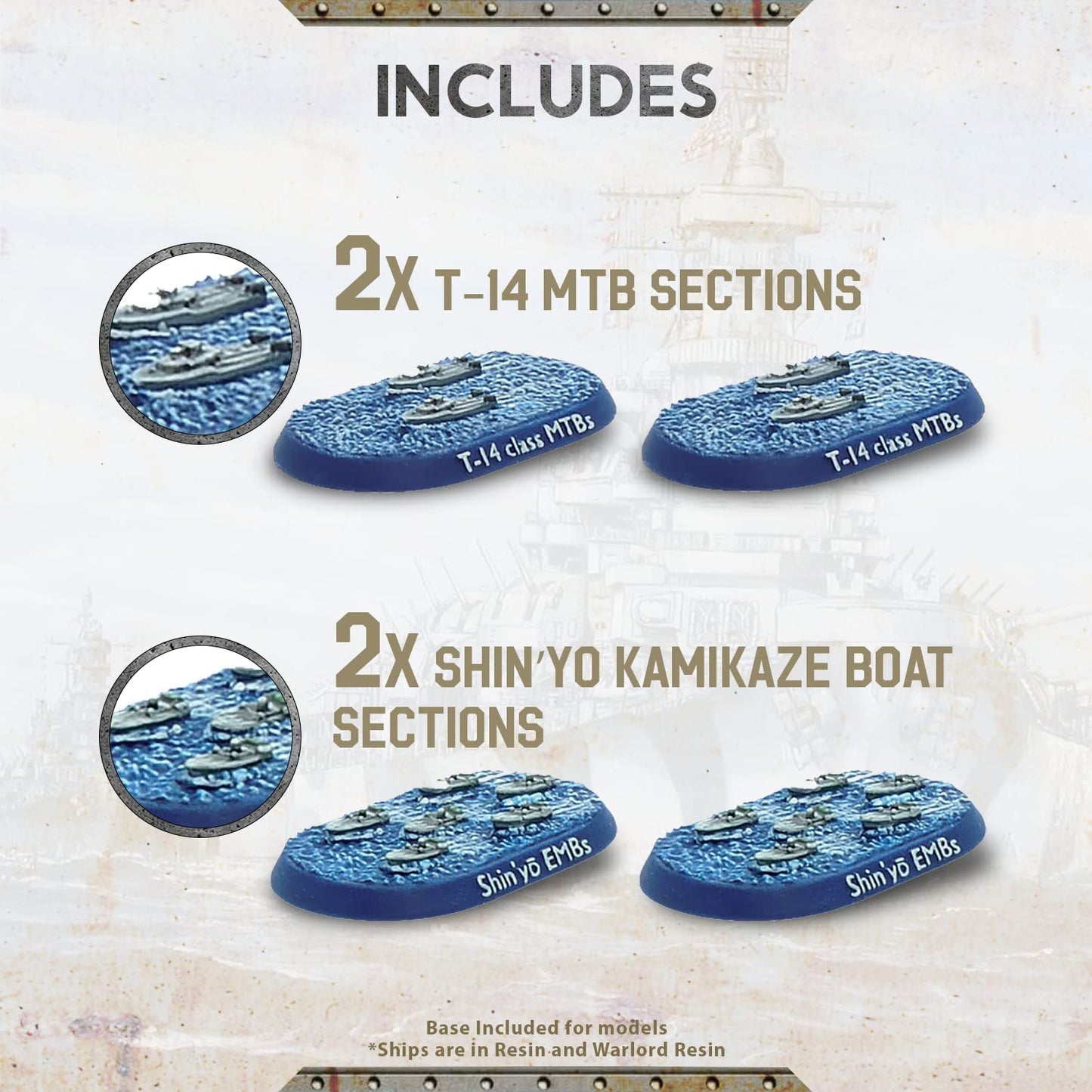 Victory at Sea - Imperial Japanese: IJN Submarines & MTB Sections