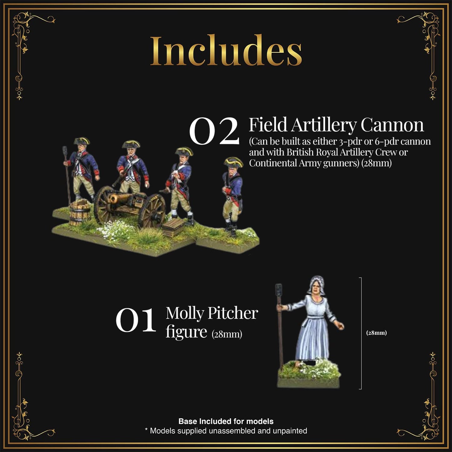 Black Powder - American War of Independence: Field Artillery and Army Commanders