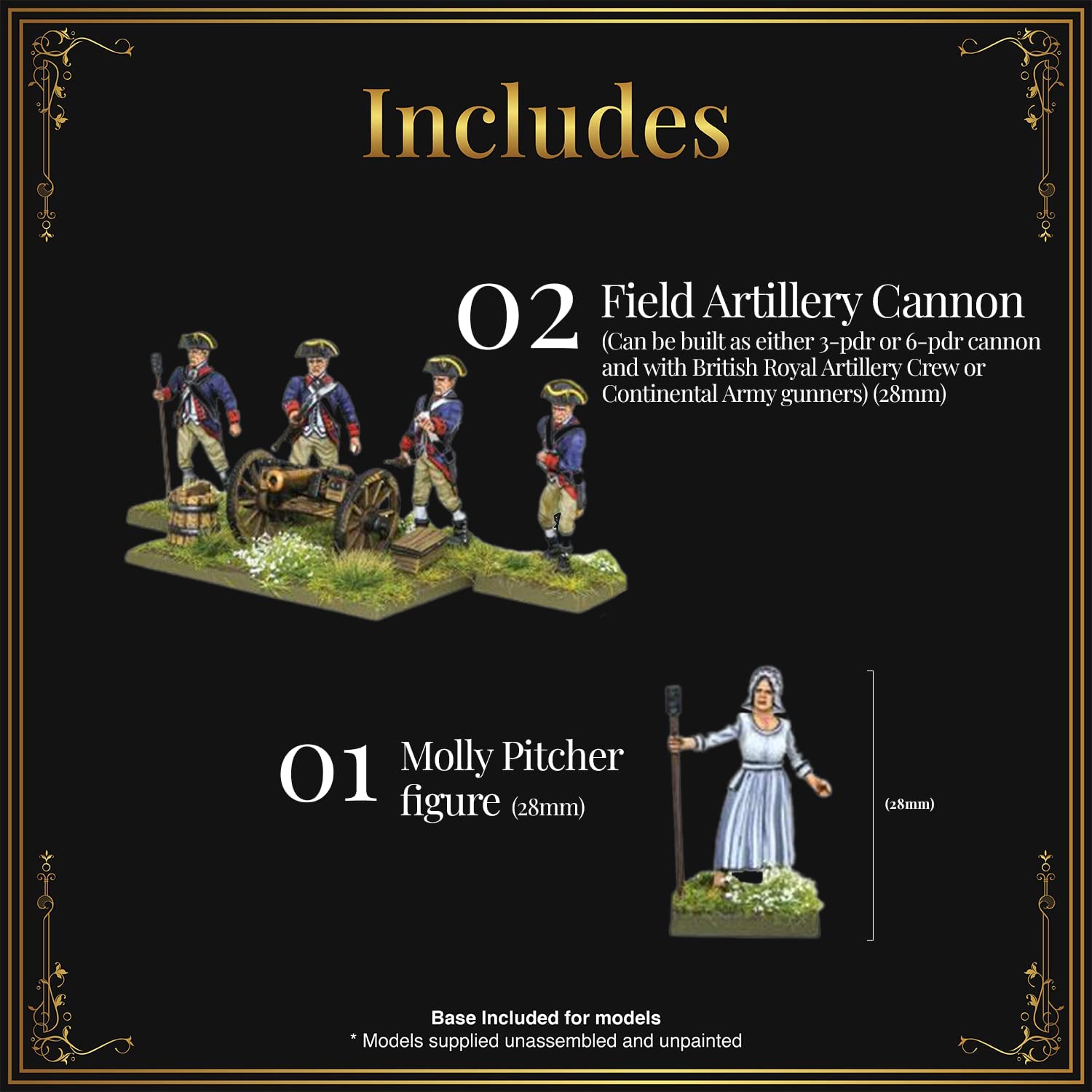 Black Powder - American War of Independence: Field Artillery and Army Commanders Black Powder - American War of Independence: Field Artillery and Army Commanders