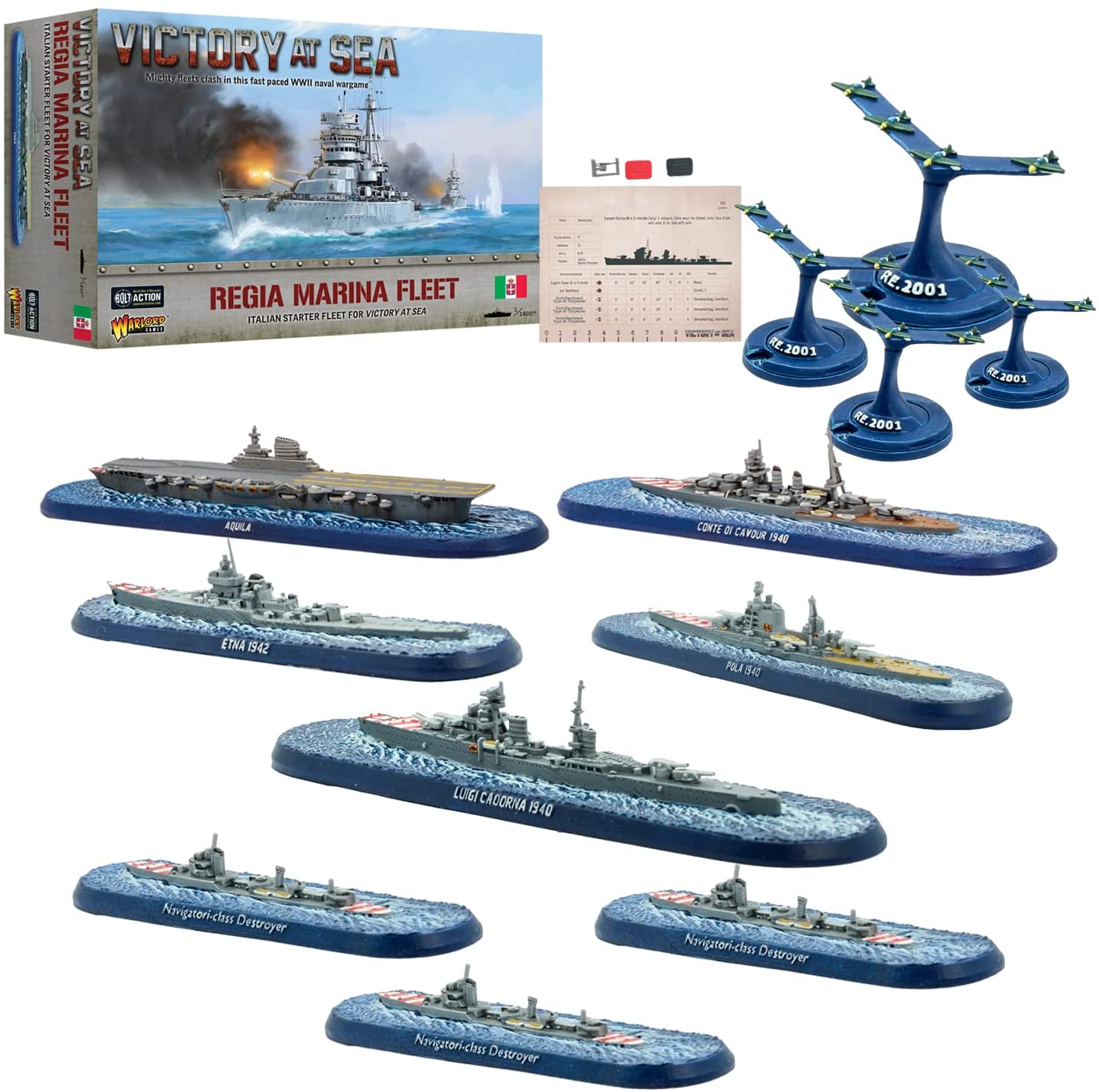 Victory at Sea - Regia Marina: Regia Marina Fleet