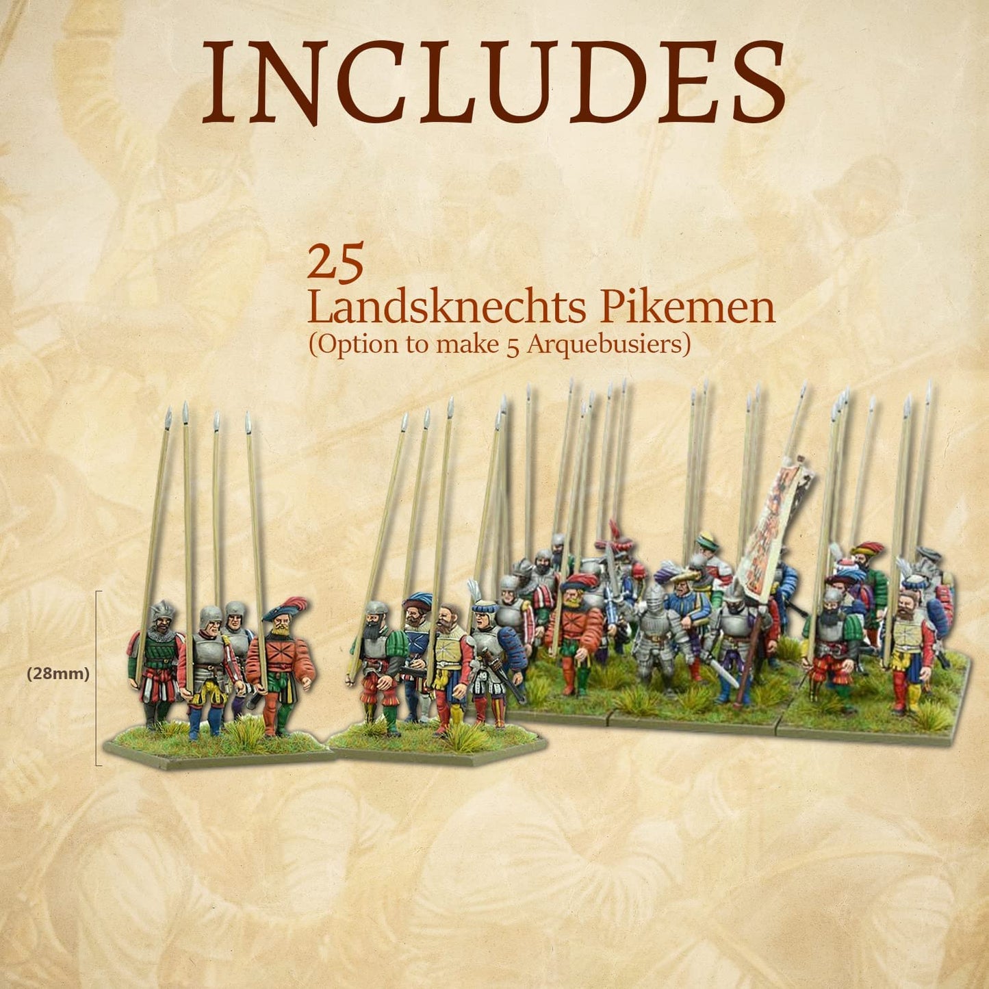 Pike & Shotte: Italian Wars 1494 - 1559: Landsknechts Pikemen