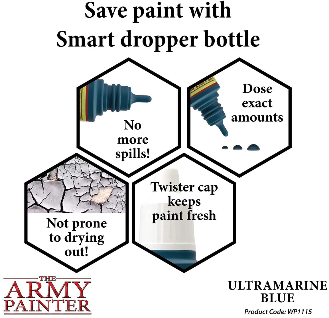 The Army Painter - Warpaints: Ultramarine Blue (18ml/0.6oz)