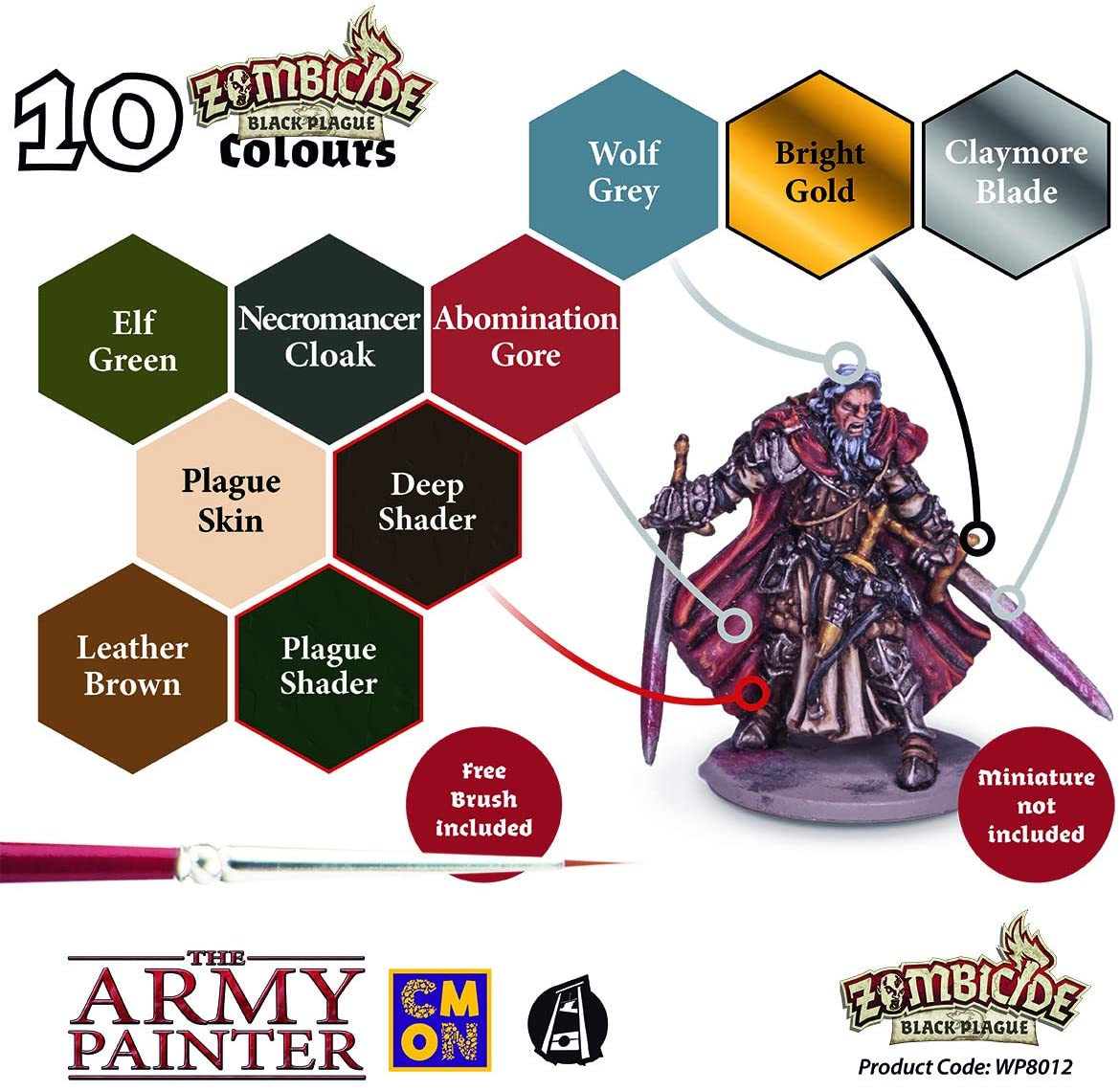 The Army Painter - Zombicide: Black Plague Paint Set