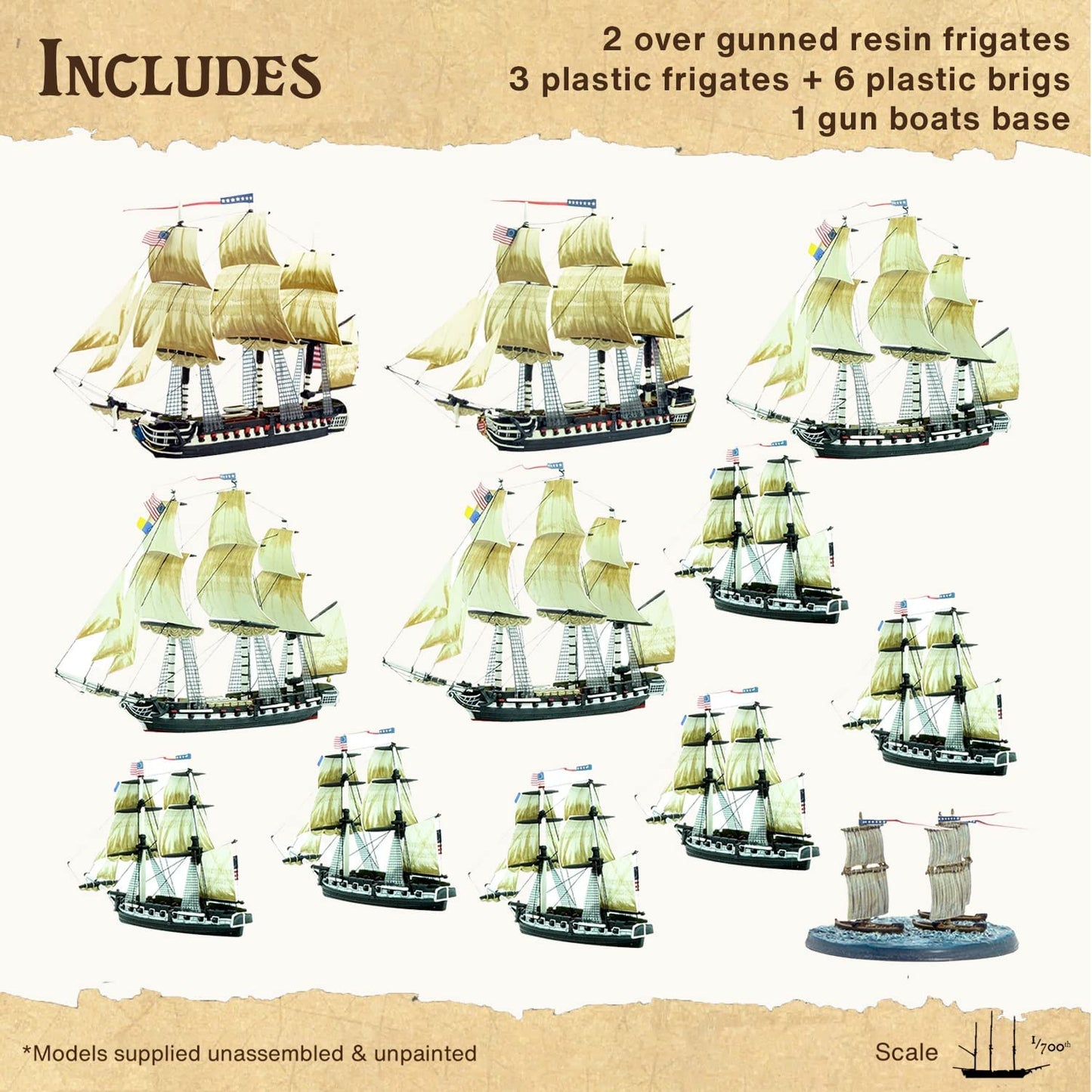 Black Seas - US Fleet: U.S. Navy Fleet (1770 - 1830)