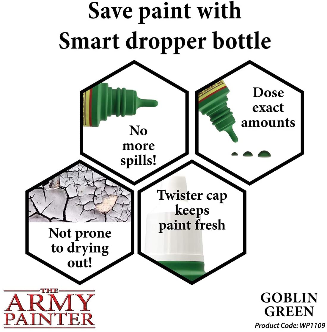 The Army Painter - Warpaints: Goblin Green (18ml/0.6oz)