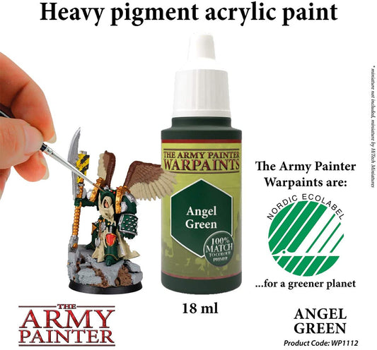 The Army Painter - Warpaints: Angel Green (18ml/0.6oz) The Army Painter - Warpaints: Angel Green (18ml/0.6oz)