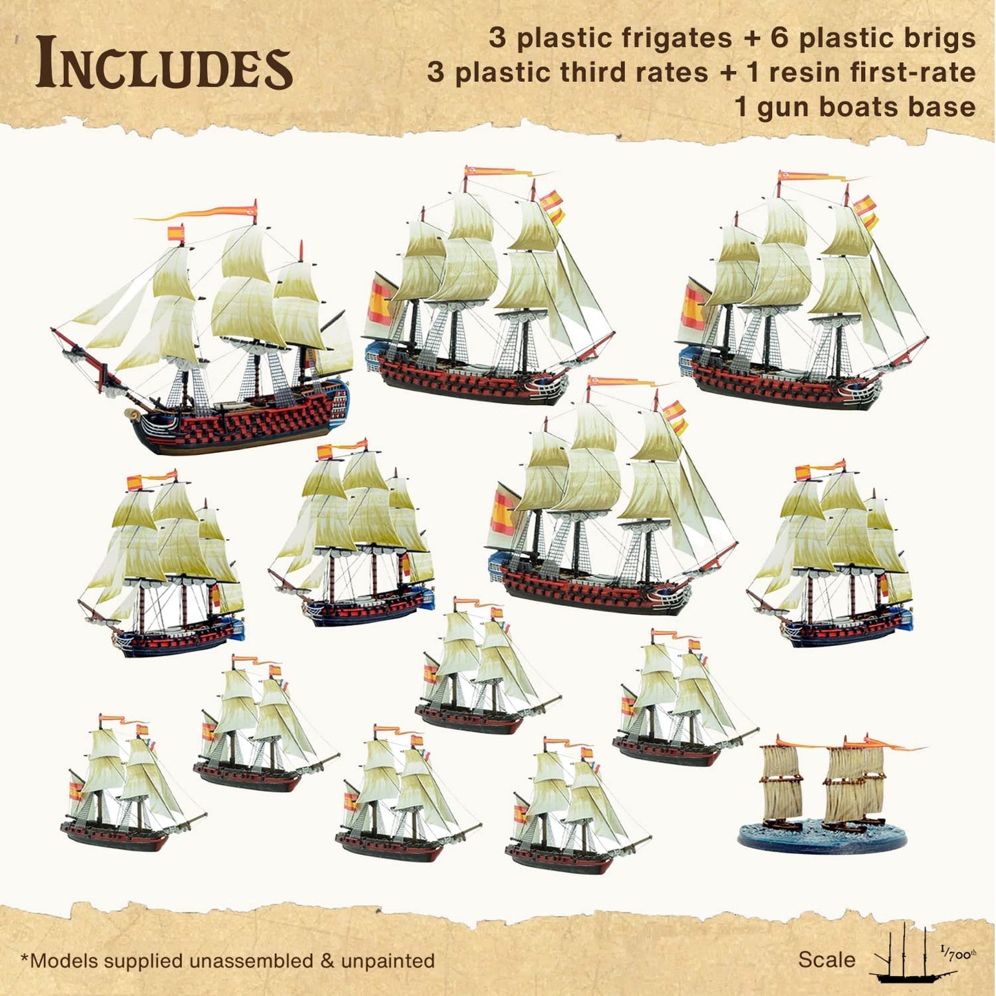 Black Seas - Spanish Fleet: Spanish Navy Fleet (1770 - 1830)