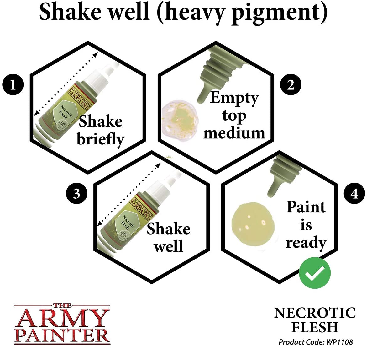 The Army Painter - Warpaints: Necrotic Flesh (18ml/0.6oz)