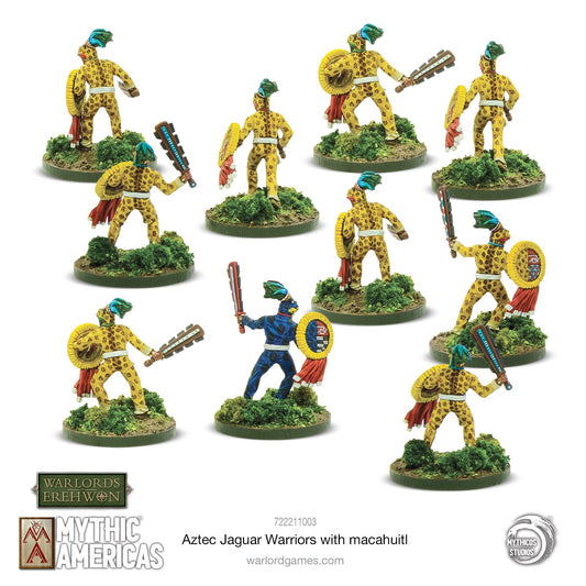 Mythic Americas - Aztecs: Jaguar Warriors with Macuahuitl Mythic Americas - Aztecs: Jaguar Warriors with Macuahuitl