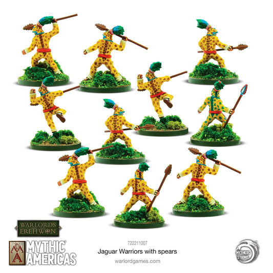 Mythic Americas - Aztecs: Jaguar Warriors with Spears Mythic Americas - Aztecs: Jaguar Warriors with Spears