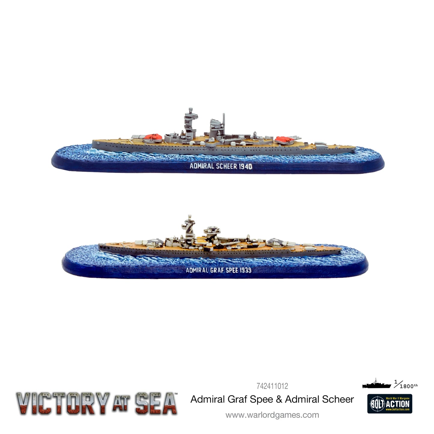 Victory at Sea: Cruisers - Admiral GRAF Spee & Admiral Scheer
