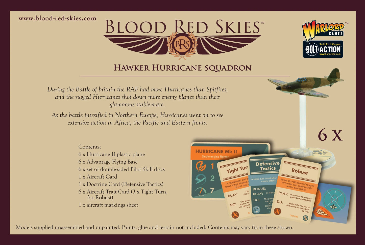 Blood Red Skies - Royal Air Force: Hawker Hurricane Squadron