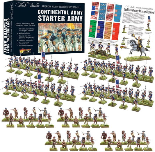 Black Powder - American War of Independence: Continental Army Starter Set Black Powder - American War of Independence: Continental Army Starter Set