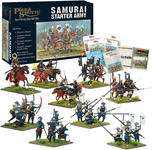 Pike & Shotte: Feudal Japan 1467 - 1603: Samurai Starter Army Pike & Shotte: Feudal Japan 1467 - 1603: Samurai Starter Army