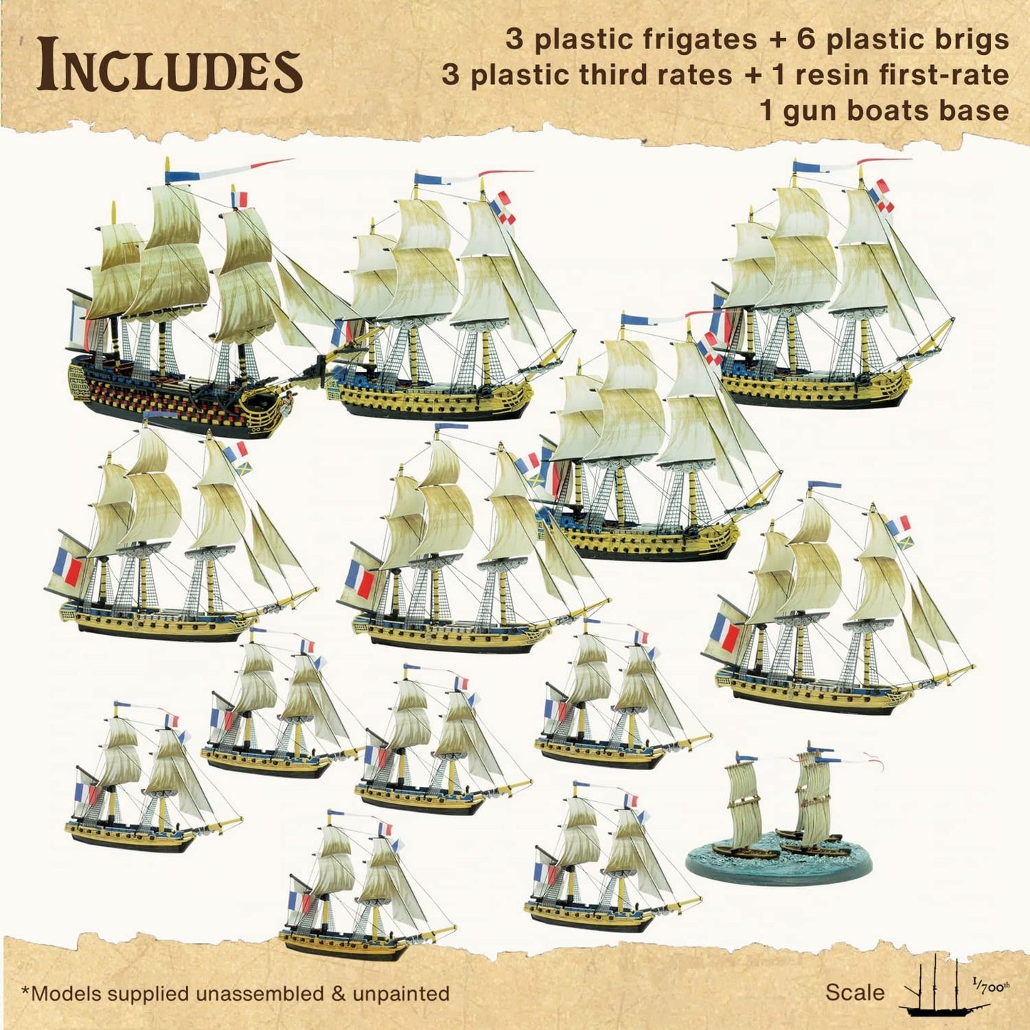 Black Seas - French Navy Fleet (1770-1830)