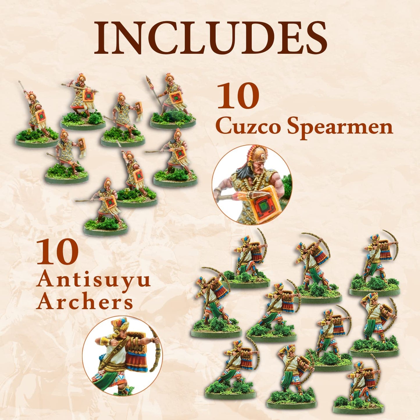 Mythic Americas - Inca: Inca Warband Starter Set
