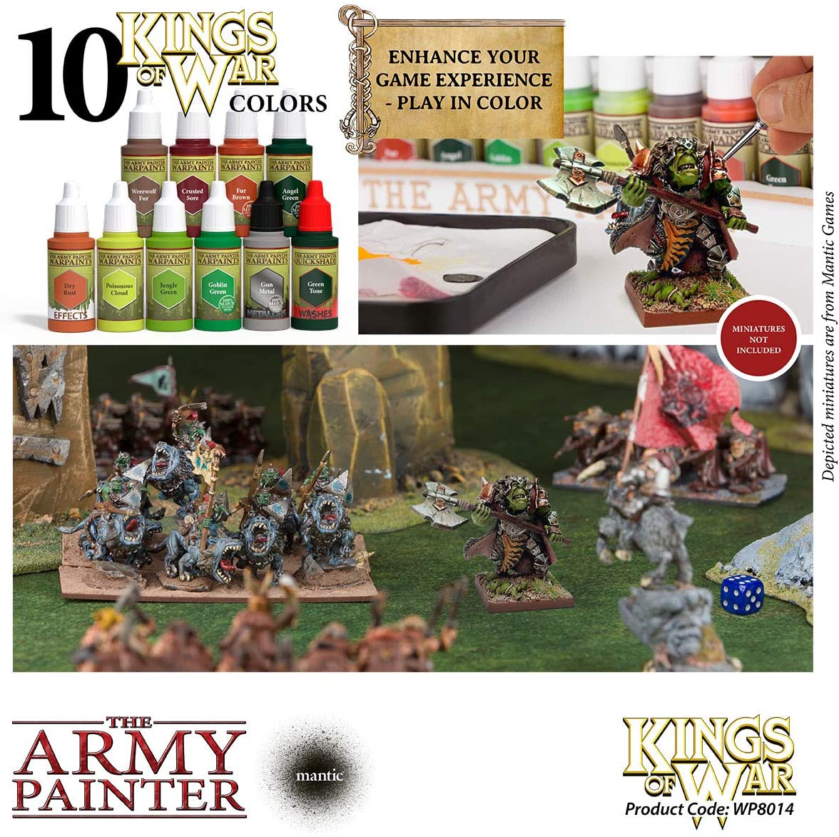The Army Painter - Kings of War: Greenskins Paint Set