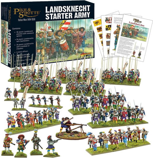 Pike & Shotte: Italian Wars 1494 - 1559: Landsknecht Starter Army Pike & Shotte: Italian Wars 1494 - 1559: Landsknecht Starter Army