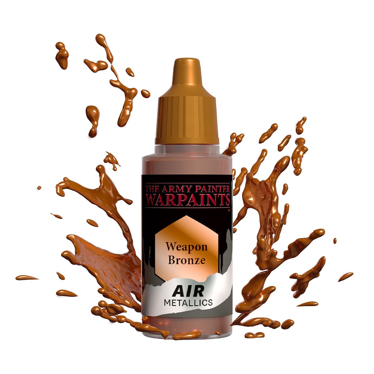 Army Painter Warpaints Air Acrylic (cont.), Metallic & Fluorescent Singles