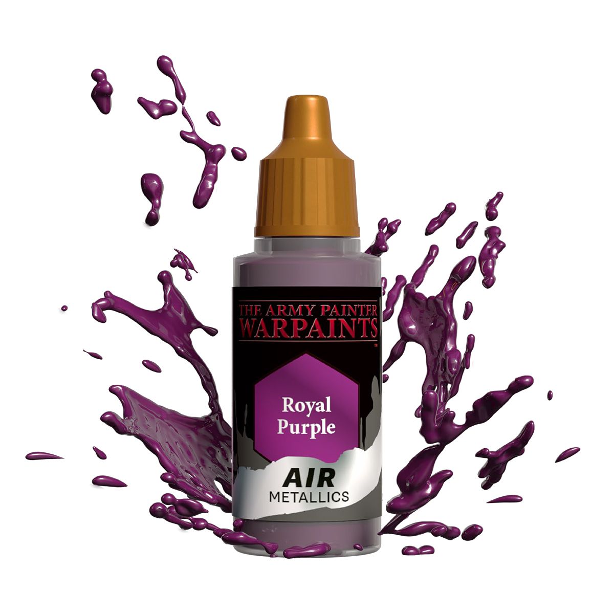 Army Painter Warpaints Air Acrylic (cont.), Metallic & Fluorescent Singles