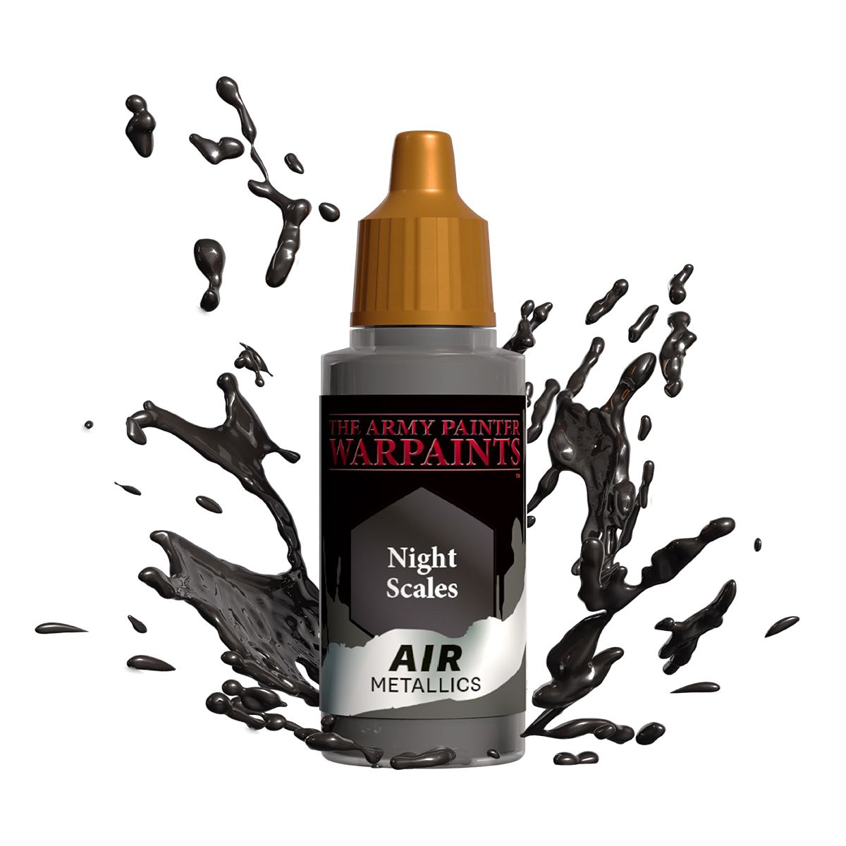 Army Painter Warpaints Air Acrylic (cont.), Metallic & Fluorescent Singles