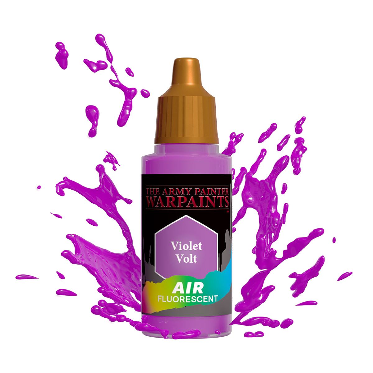 Army Painter Warpaints Air Acrylic (cont.), Metallic & Fluorescent Singles