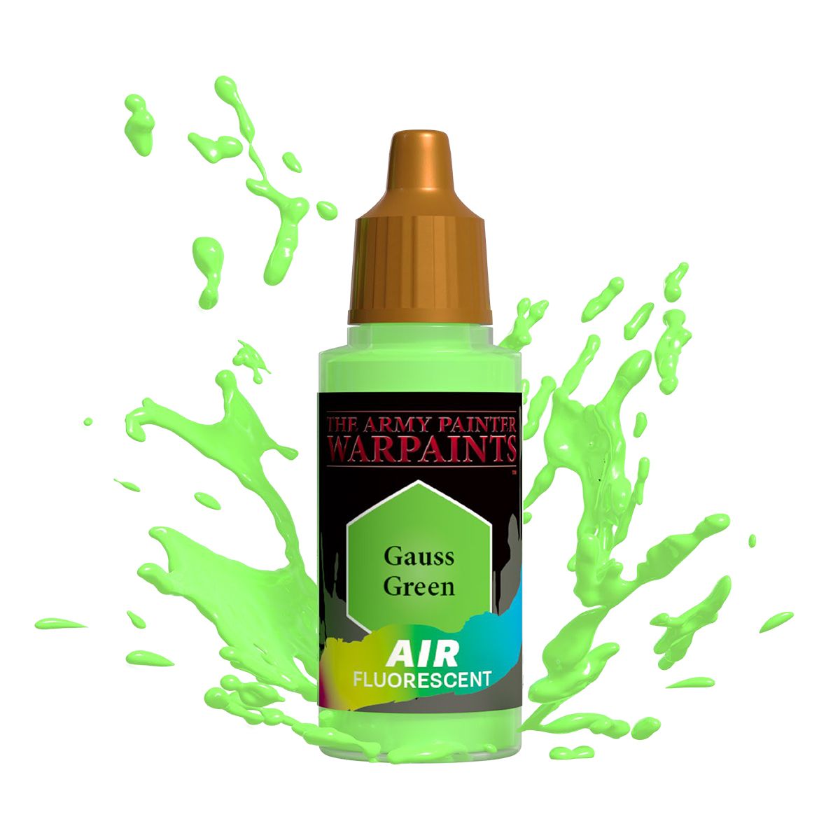 Army Painter Warpaints Air Acrylic (cont.), Metallic & Fluorescent Singles