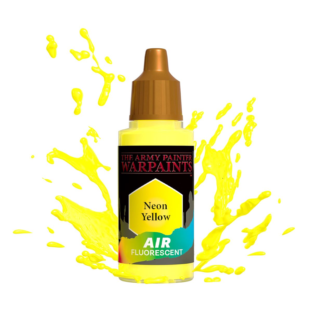Army Painter Warpaints Air Acrylic (cont.), Metallic & Fluorescent Singles