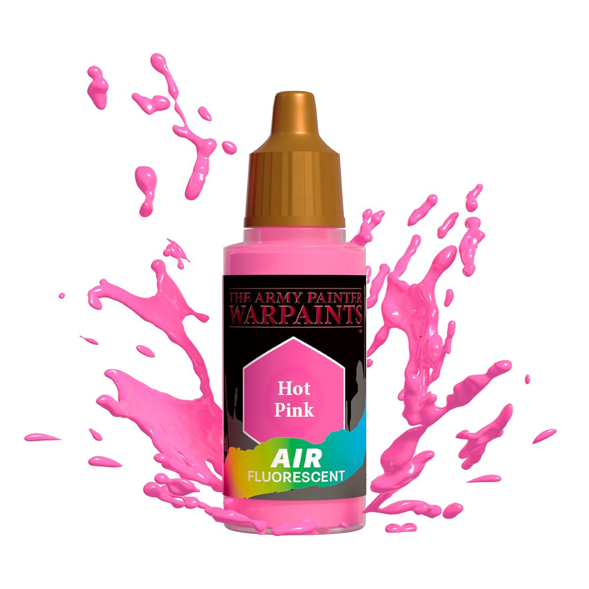 Army Painter Warpaints Air Acrylic (cont.), Metallic & Fluorescent Singles