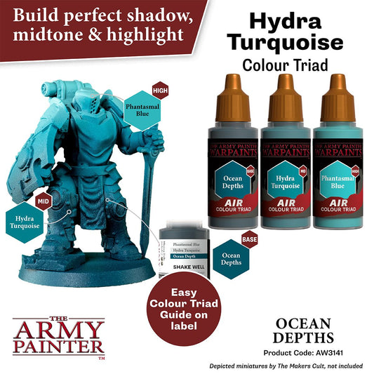 The Army Painter - Warpaints Air: Ocean Depths (18ml/0.6oz) The Army Painter - Warpaints Air: Ocean Depths (18ml/0.6oz)