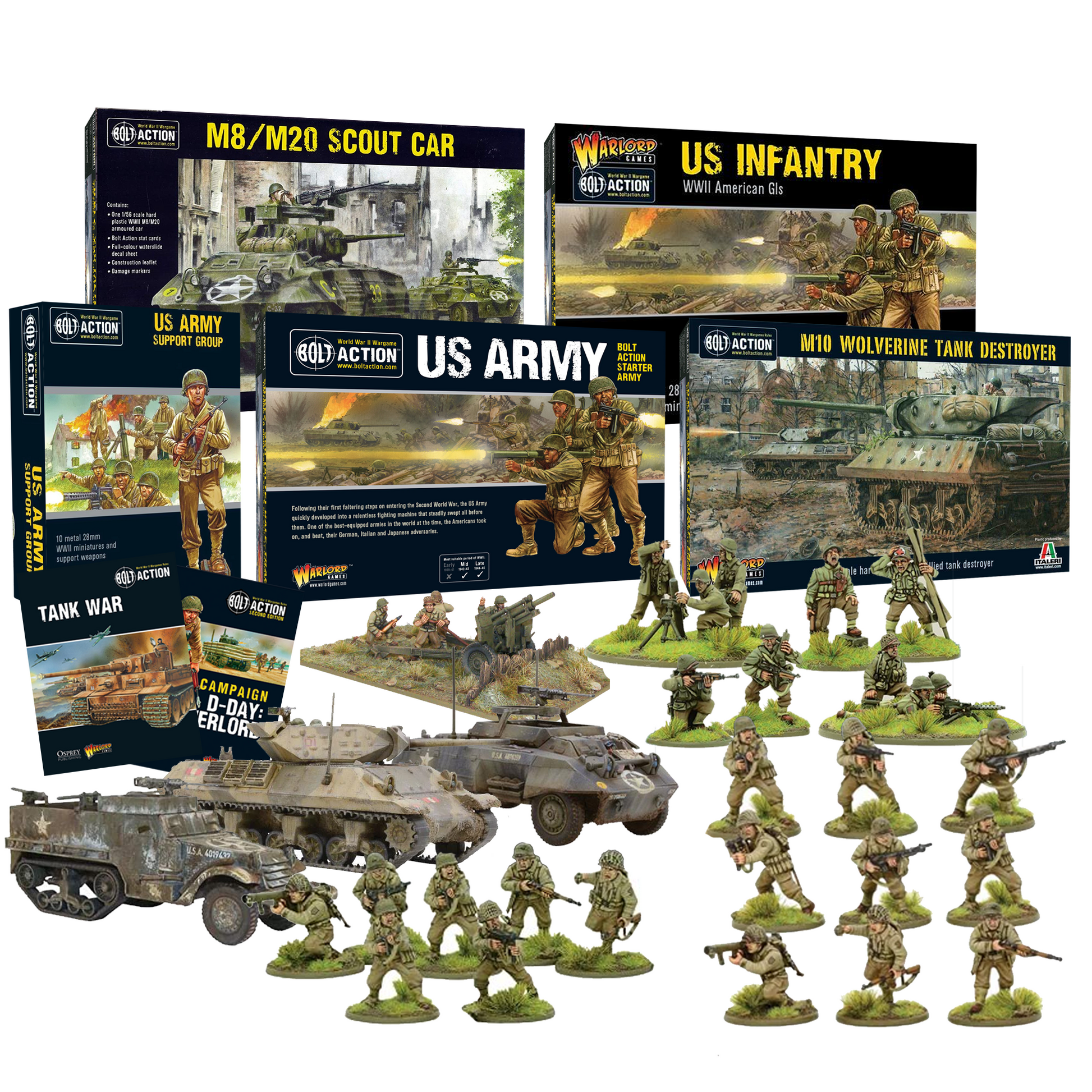 Bolt Action - US Armored Infantry Bundle Bolt Action - US Armored Infantry Bundle