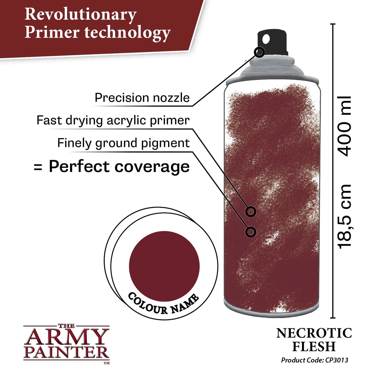 The Army Painter - Colour Primer: Necrotic Flesh