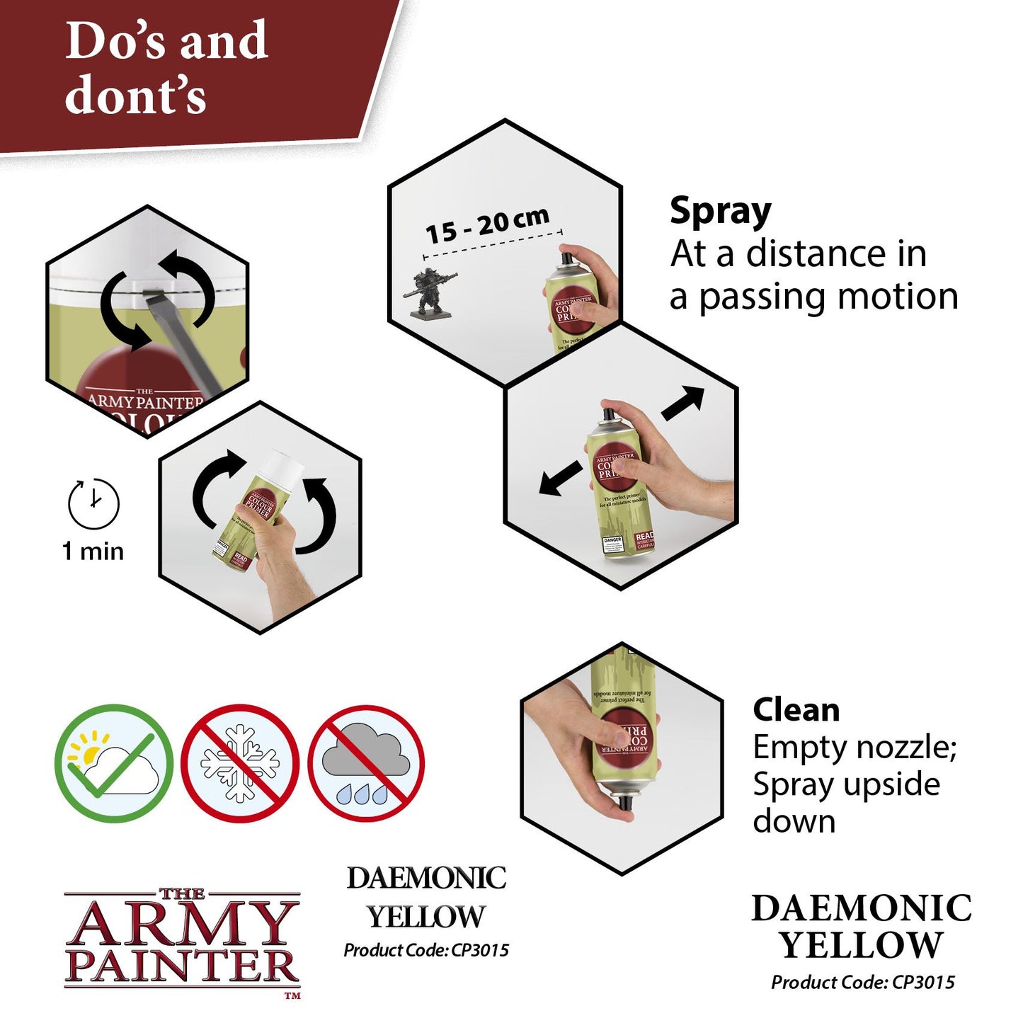 The Army Painter - Colour Primer: Daemonic Yellow