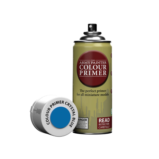 The Army Painter - Colour Primer: Crystal Blue (400ml/13.5oz) The Army Painter - Colour Primer: Crystal Blue (400ml/13.5oz)