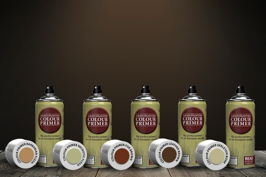 The Army Painter - Colour Primer Spray Paint 400ml - Fleshes & Browns The Army Painter - Colour Primer Spray Paint 400ml - Fleshes & Browns