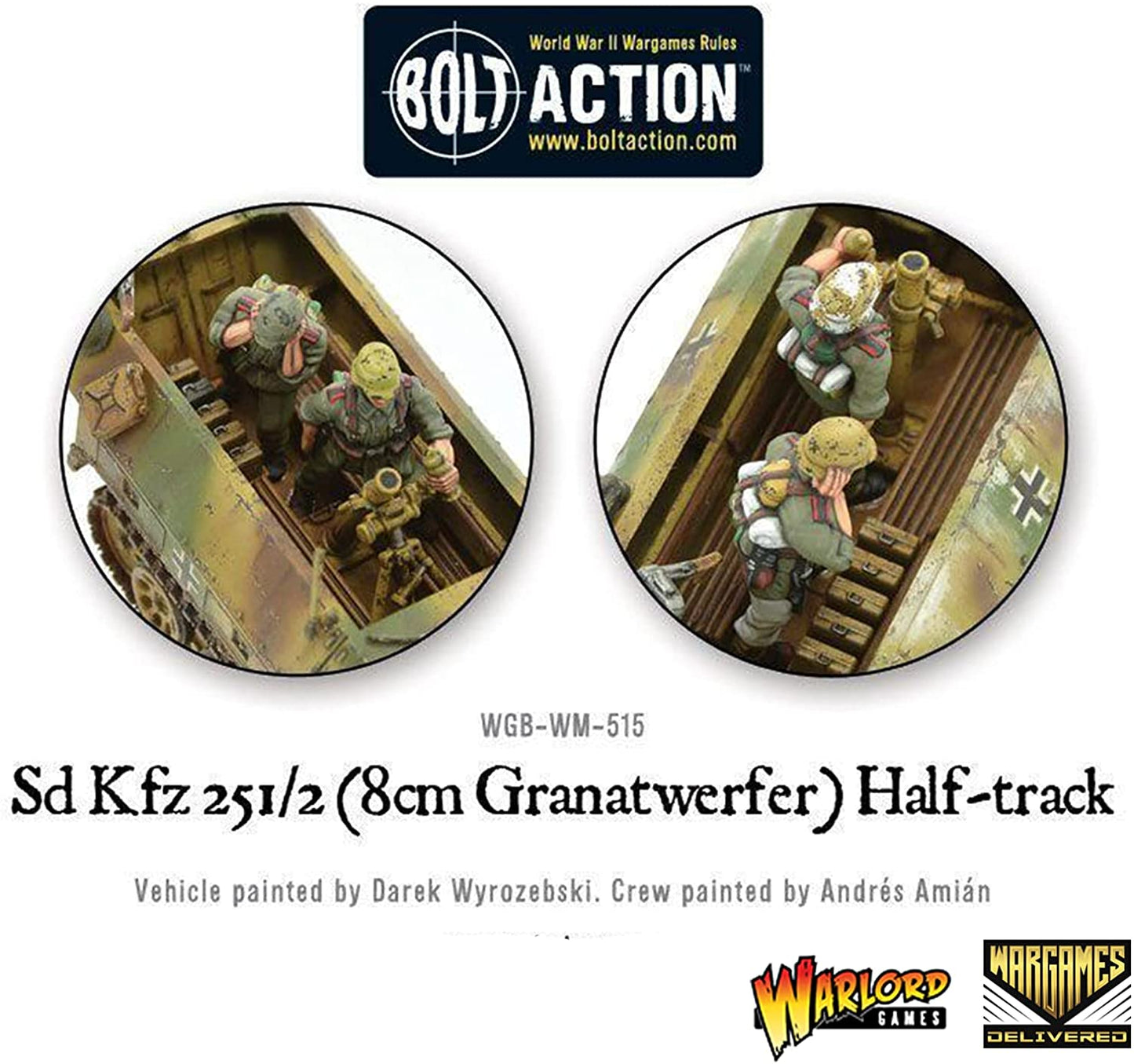 Bolt Action - Tank War: Sd.Kfz 251/2 Ausf D (8cm Granatwerfer) Half-Track + Digital Guide