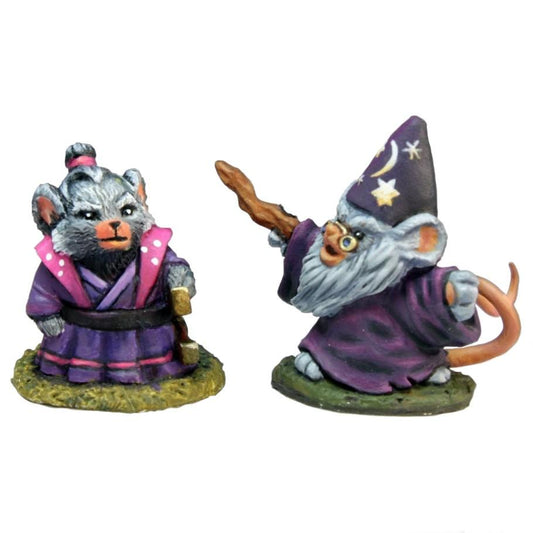 Reaper Bones: Mousling Sorcerer & Samurai Reaper Bones: Mousling Sorcerer & Samurai