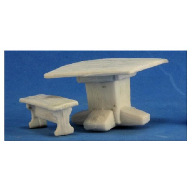 Reaper Bones: Table & Benches
