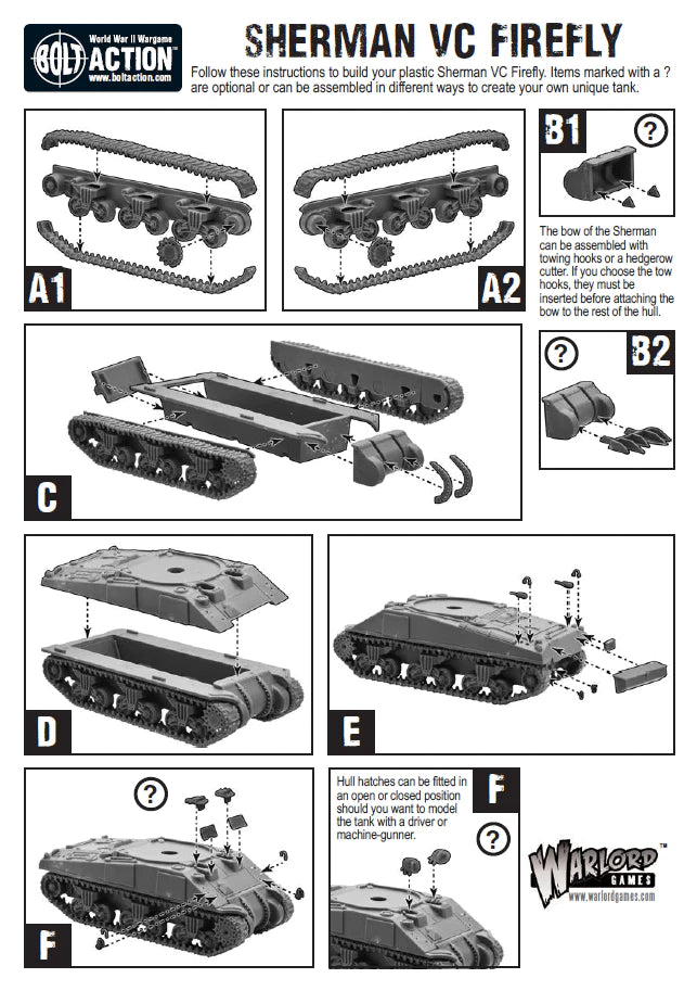 Bolt Action - Great Britain: British Sherman V Troop Including Vc Firefly