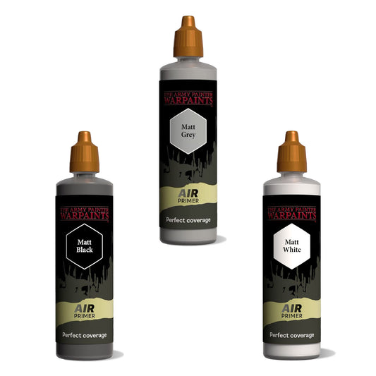 The Army Painter - Warpaints Air: Airbrush Primer Bundle (3x100 ml) The Army Painter - Warpaints Air: Airbrush Primer Bundle (3x100 ml)