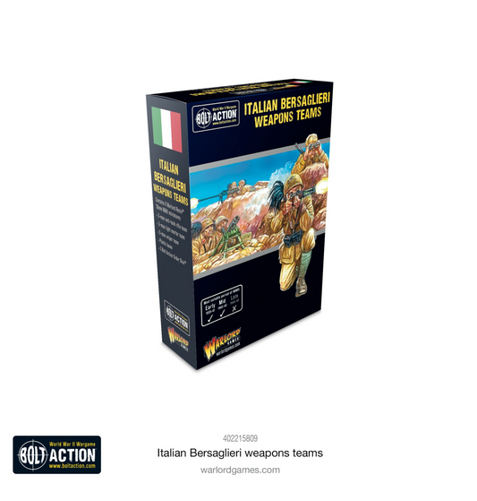 Bolt Action - Italy: Italian Bersaglieri Weapons Teams Bolt Action - Italy: Italian Bersaglieri Weapons Teams