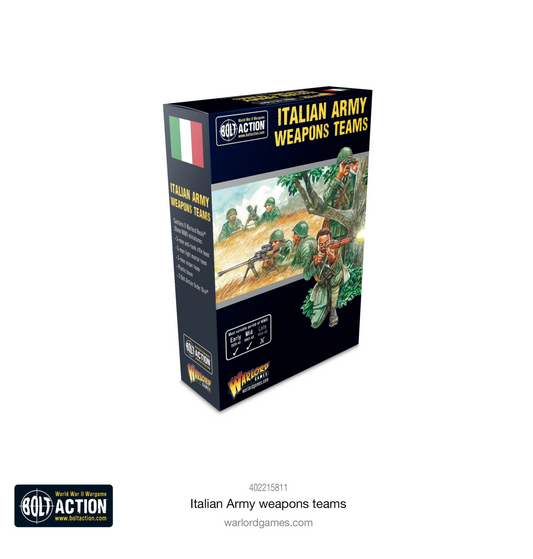 Bolt Action - Italy: Italian Army Weapons Teams Bolt Action - Italy: Italian Army Weapons Teams