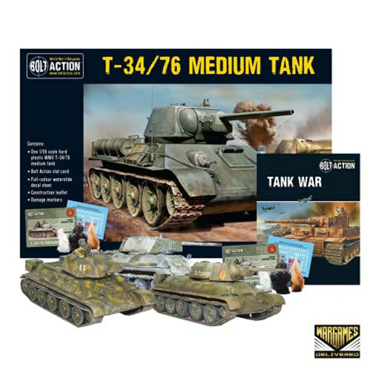 Bolt Action - Tank War: T-34/76 Medium Tank + Digital Guide