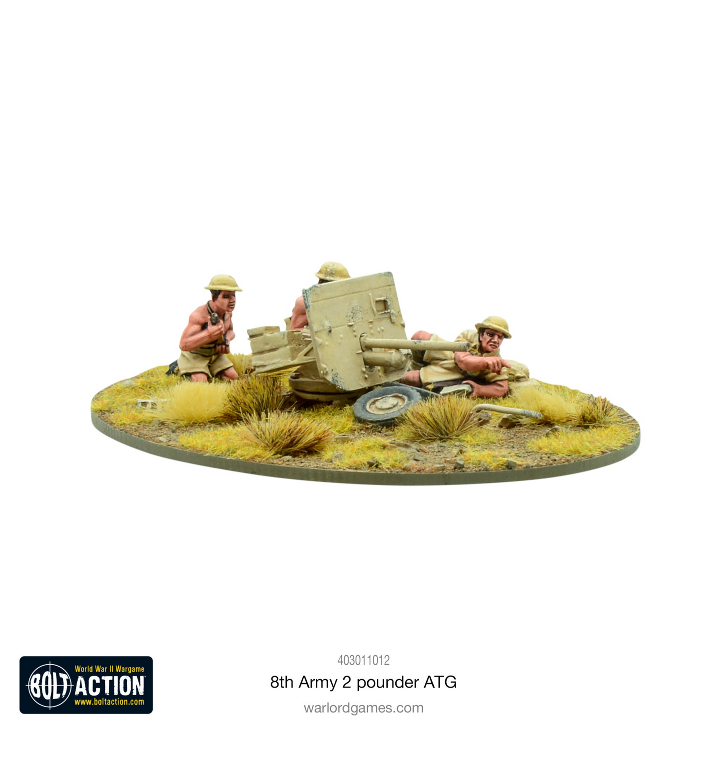 Bolt Action - Great Britain: 8th Army 2 pounder ATG