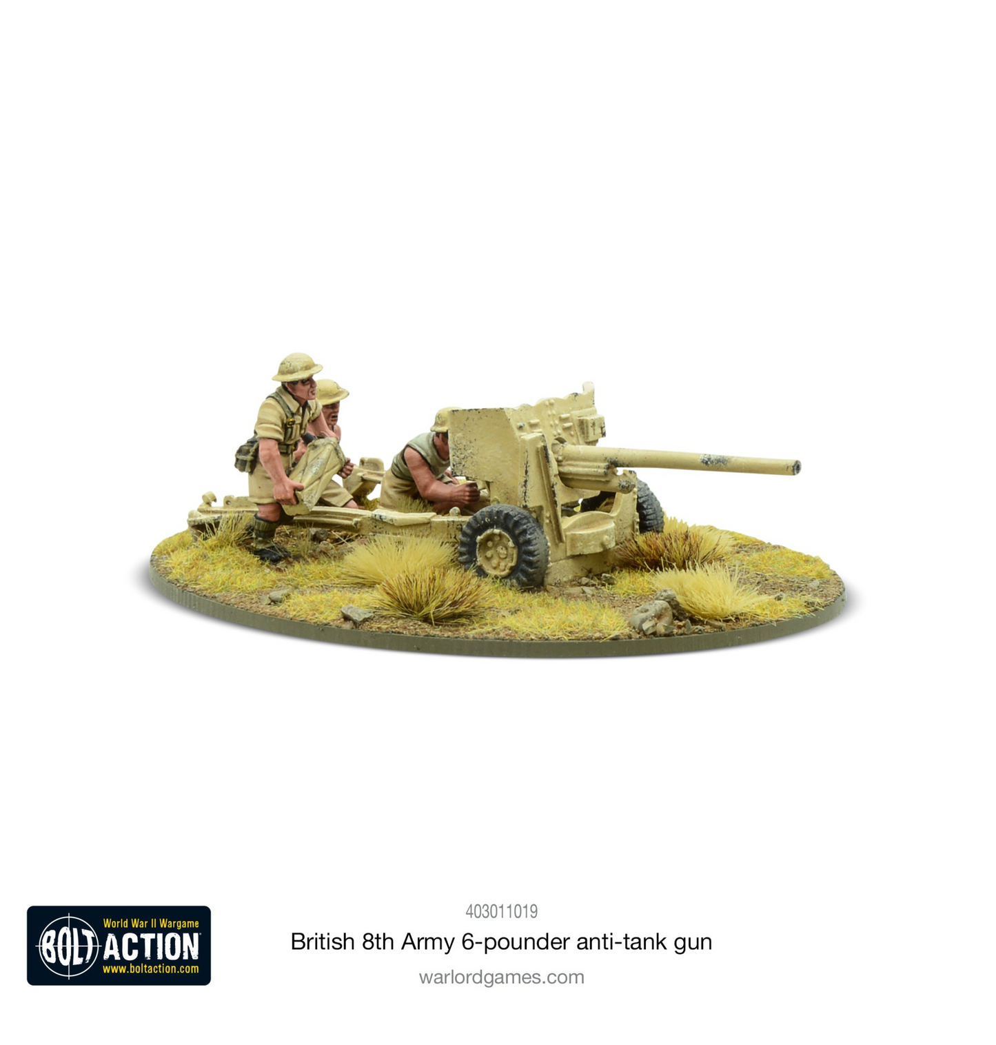 Bolt Action - Great Britain: 8th Army 6 pounder ATG