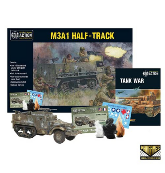 Bolt Action - Tank War: M3A1 Half-Track + Digital Guide Bolt Action - Tank War: M3A1 Half-Track + Digital Guide