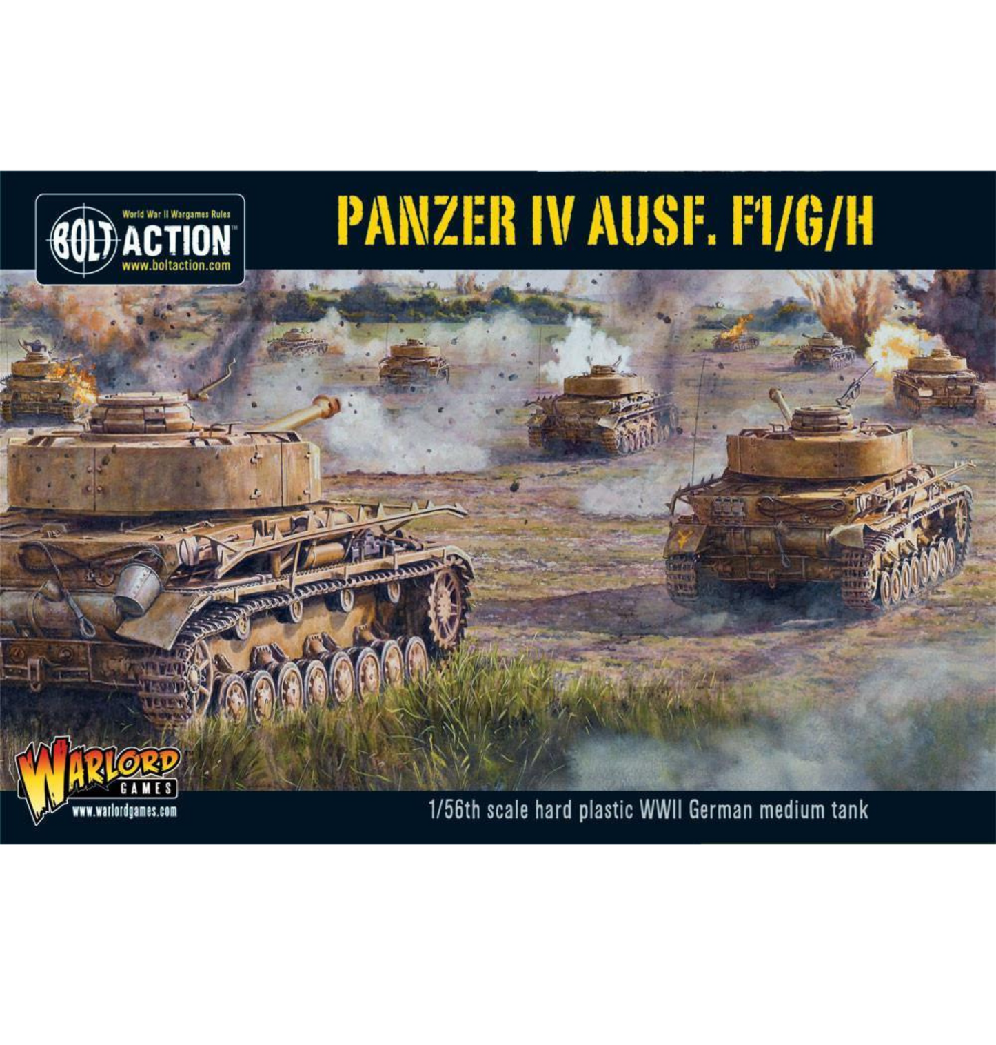Bolt Action - Germany: Panzer IV Ausf. F1/G/H Medium Tank (plastic)