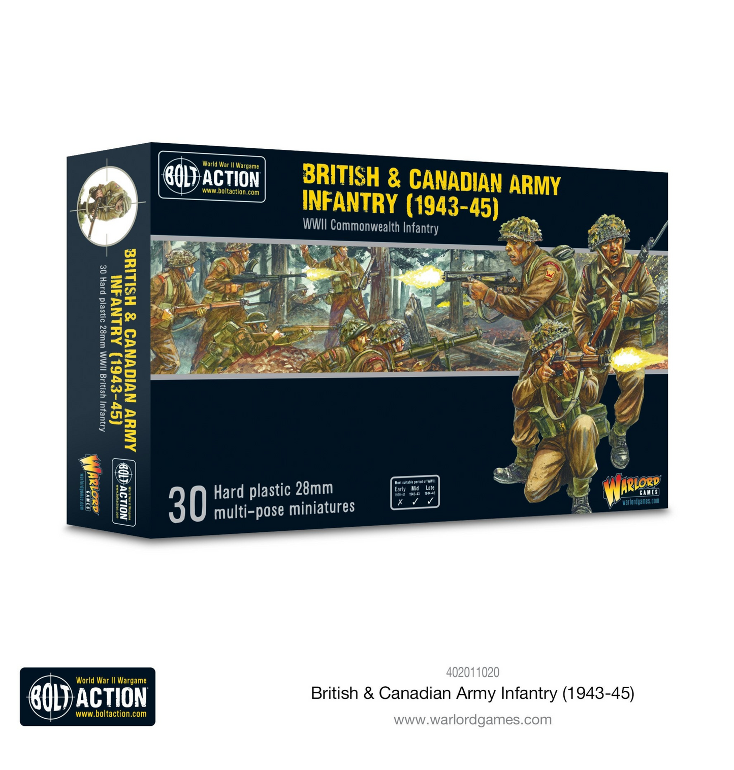 Bolt Action - Great Britain: British & Canadian Army infantry (1943-45)