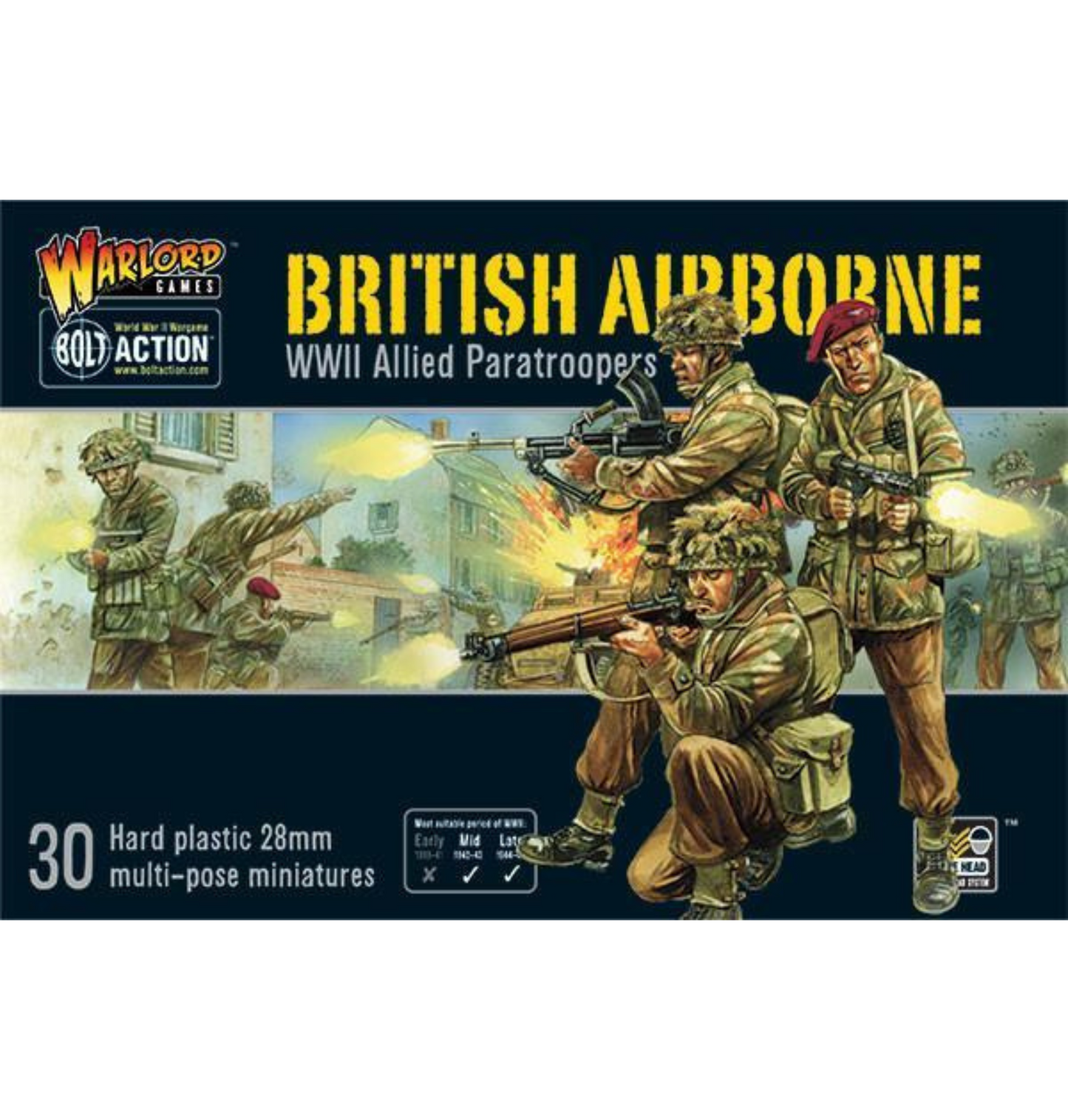 Bolt Action - Great Britain: British Airborne Set + Digital Guide: Market Garden
